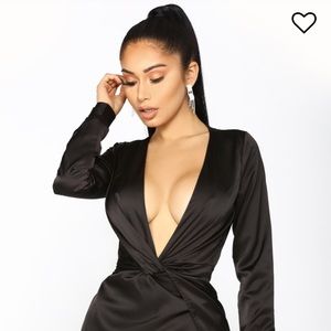 Fashion Nova Black Sugar Free Dress